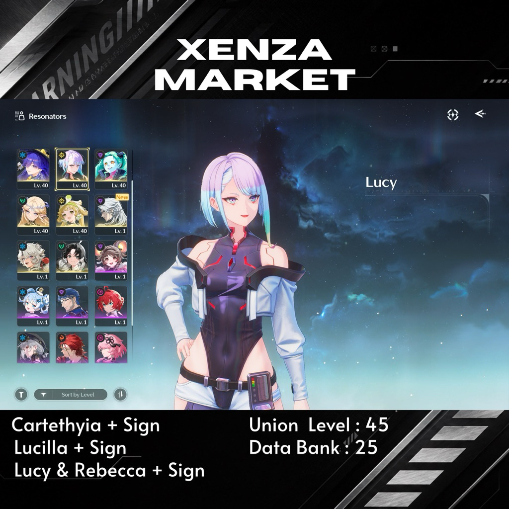 [SEA][STARTER][4SSR + 4SIGN][UL 45] Lucy Rc1 + Signature | Rebecca + Signature | Cartethyia + Signat