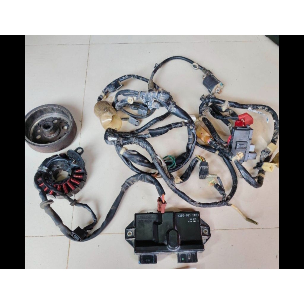 Pengapian set Kabel bodi set K25 Kabel bodi Kabel aki Sepul magnet Trotol bodi bit esp bit 2015 2016