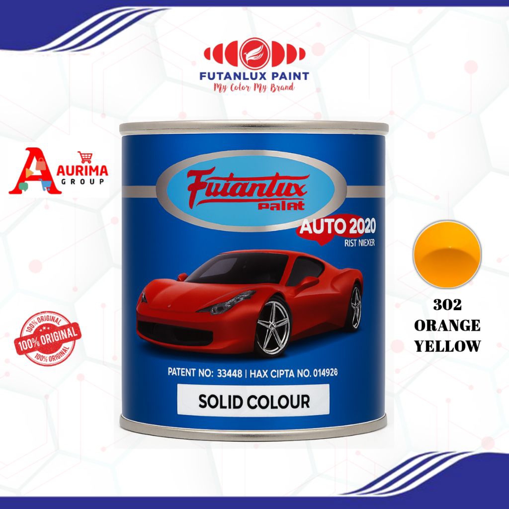 CAT DUCO FUTANLUX ORANGE YELLOW-302 CAT MOBIL MERK FUTANLUX 1LITER REPACK