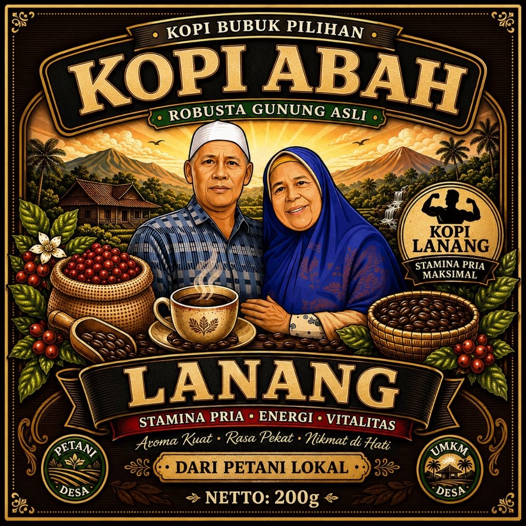 Kopi Lanang Robusta Asli Kuat Stamina