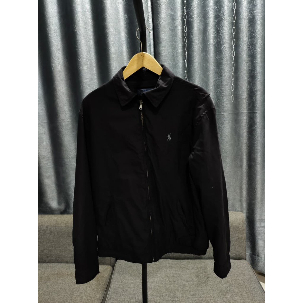 Polo Ralph Lauren Bi Swing Work Jacket Black Authentic Original