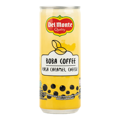 Del Monte Boba Kopi Karamel Keju Kaleng 240 ml