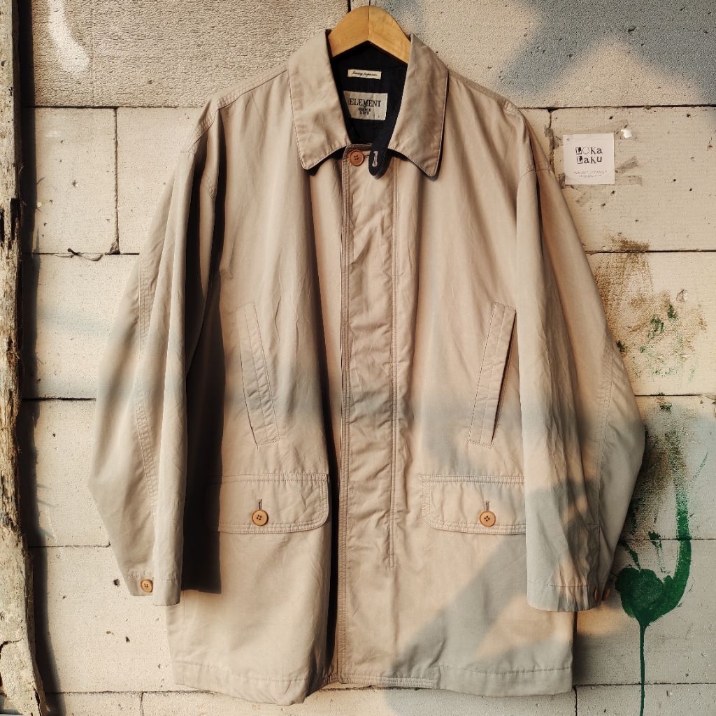 Element of Simple Life Casual Work Jacket Parka Coat Tebal