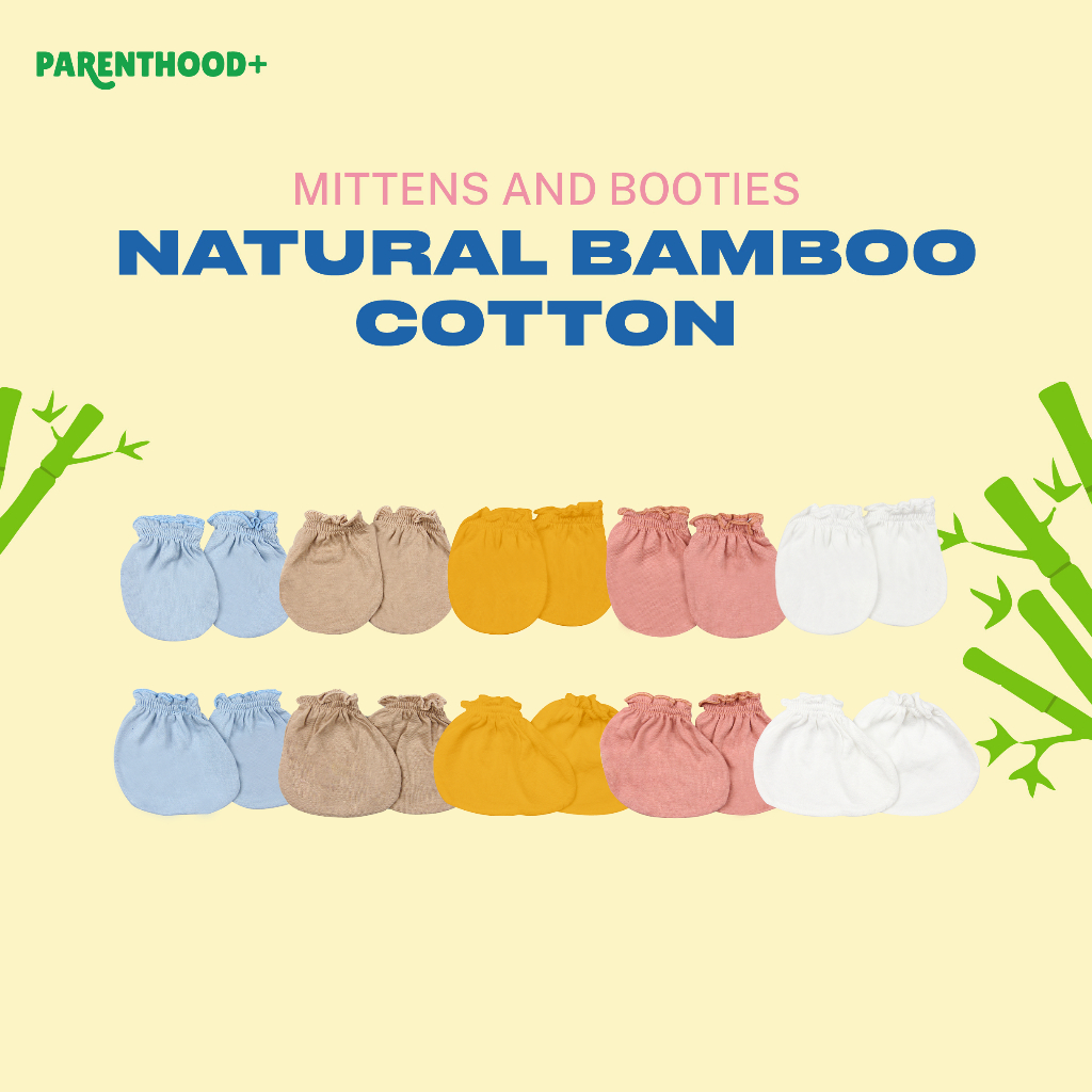 Mittens & Booties - Green - Newborn Set Premium Baby Boy Girl Socks Sarung Tangan dan Kaki Bayi Polo