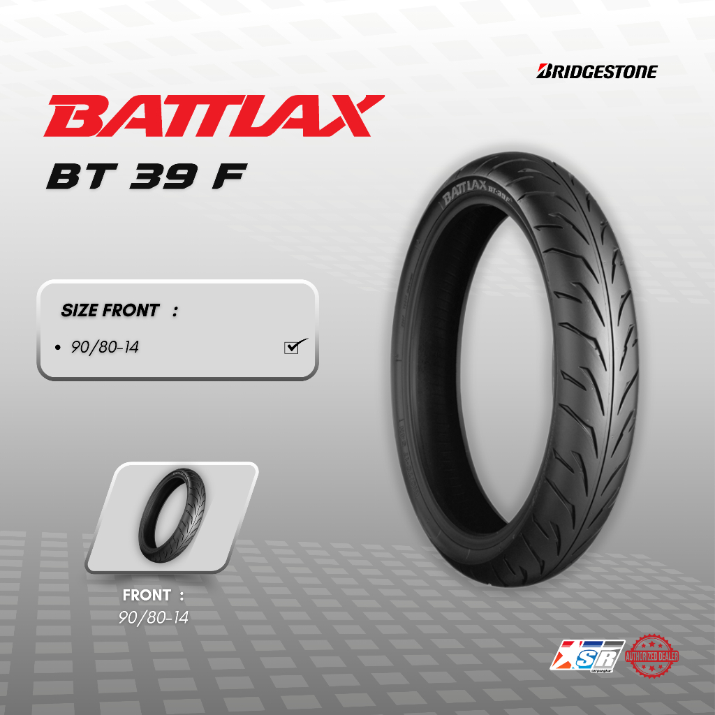 Ban Bridgestone Battlax BT 39 F 90/80-14 BT39 Original BT 39 Made in Japan