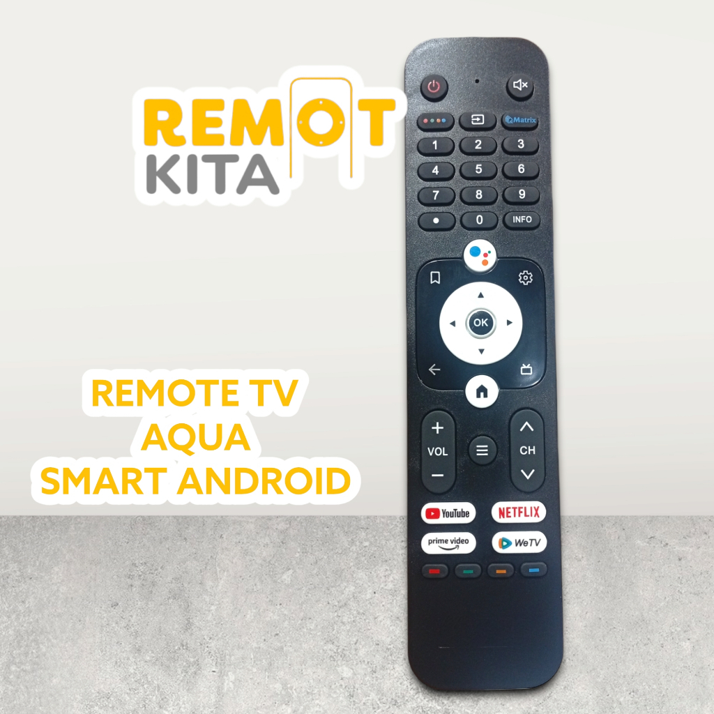 REMOT TV AQUA SMART ANDROID