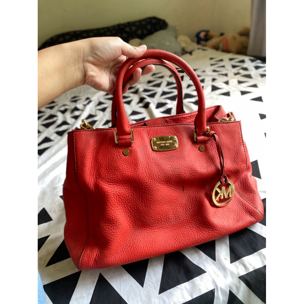 PRELOVED MICHAEL KORS (MK) VINTAGE MERAH