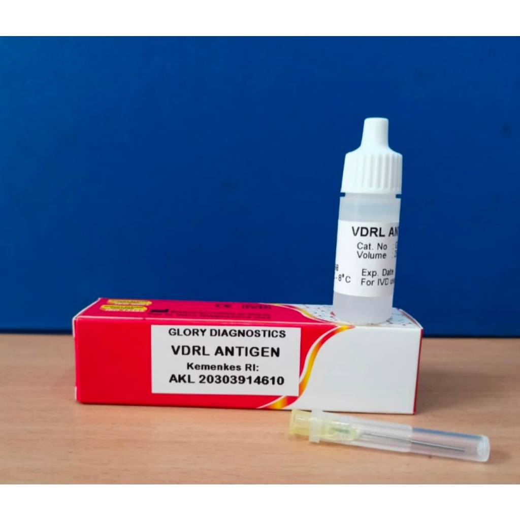 VDRL Antigen 5ml Glory Diagnostics Reagen VDRL 5ml 250 Test