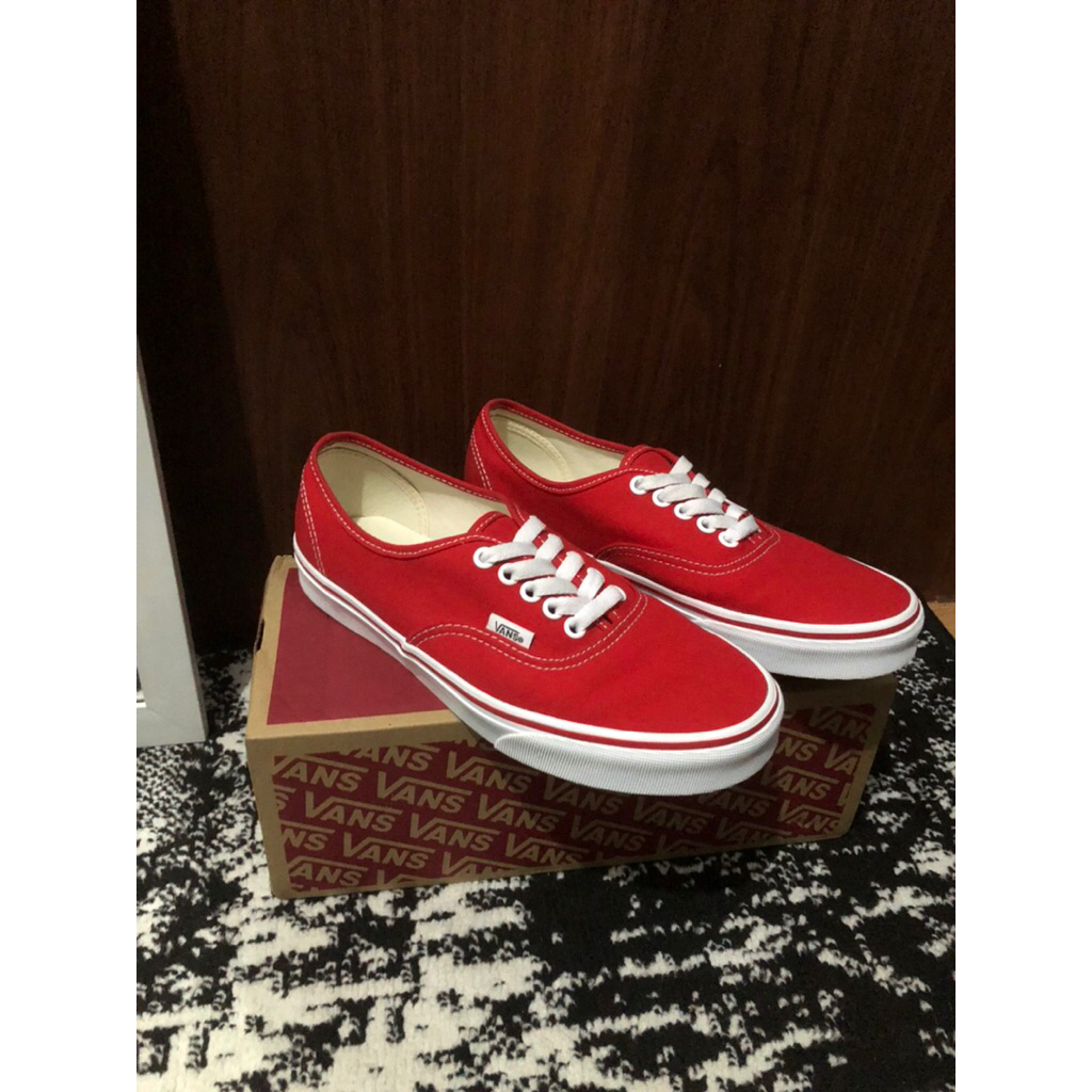 Vans Authentic Red Resmi GMG 100%
