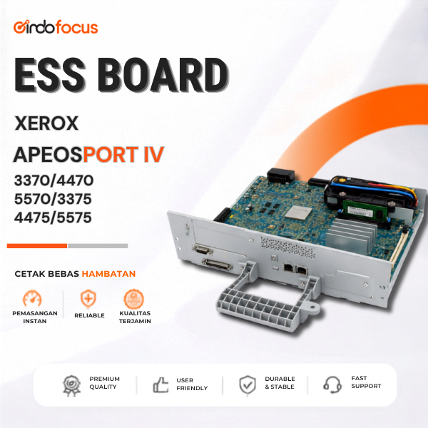 ESS Board Xerox ApeosPort IV 3370/4470/5570/3375/4475/5575-INDOFOCUS