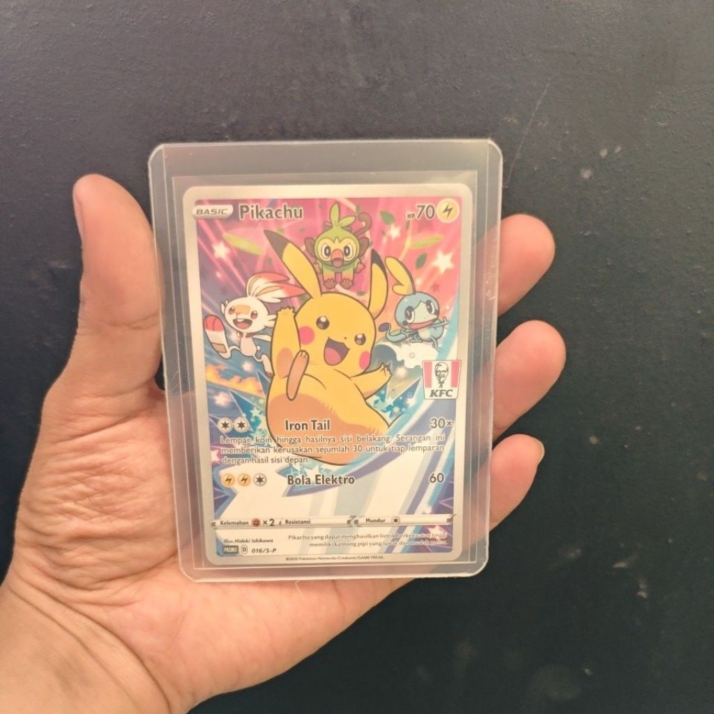 pokemon promo kfc / pikachu kfc