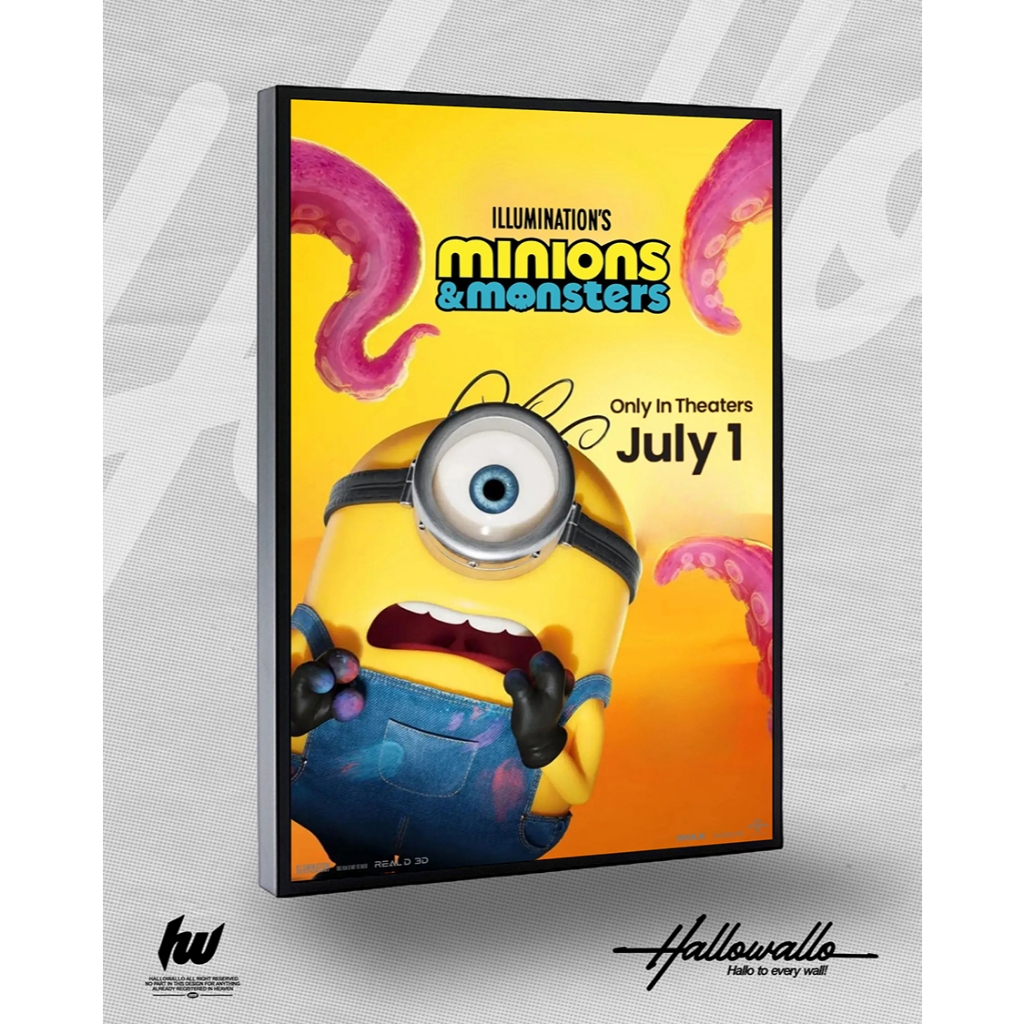 Poster Frame Minions - Hallowallo Poster Frameblock
