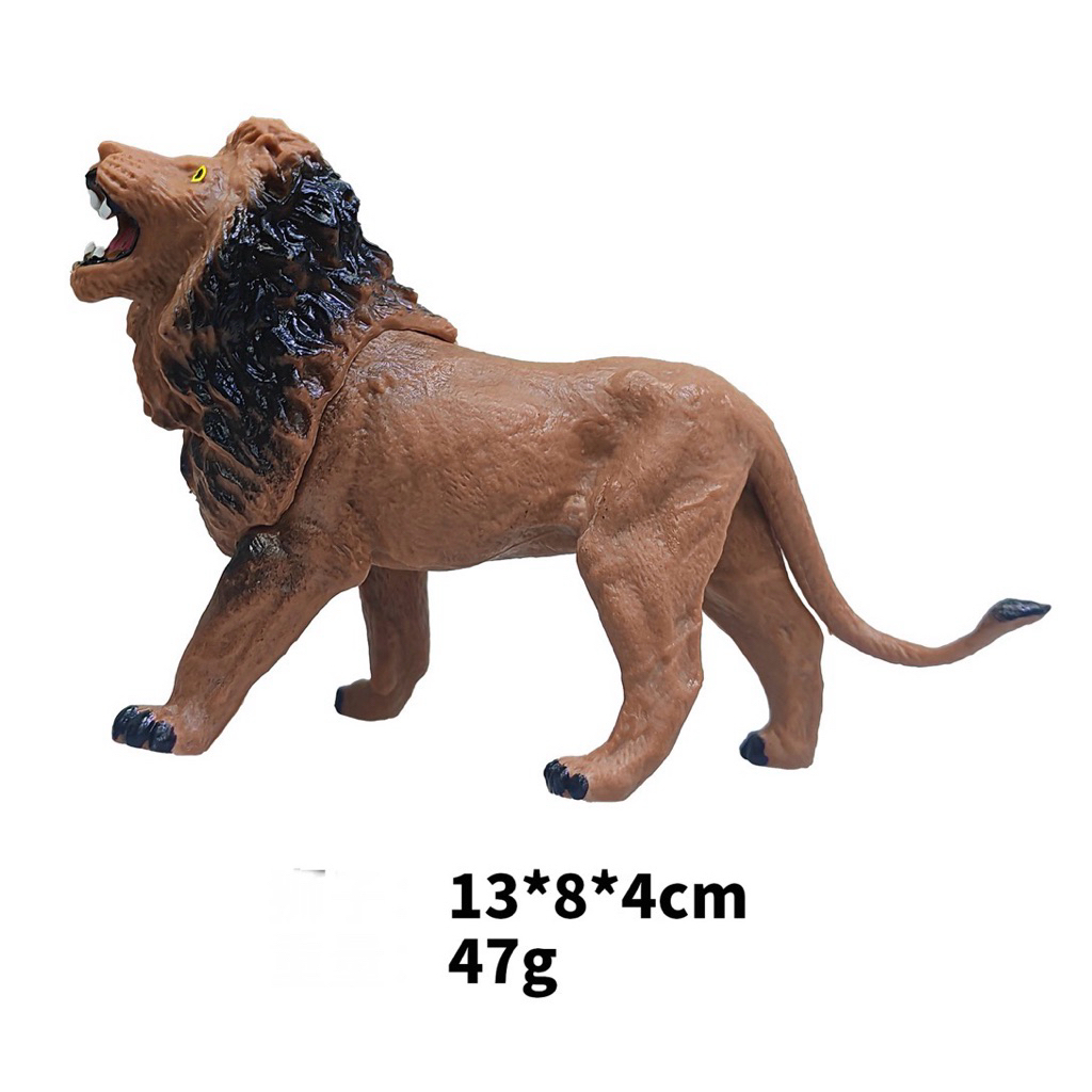Singa - mainan singa - koleksi hewan singa - pajangan figure singa - mainan binatang singa - figure 