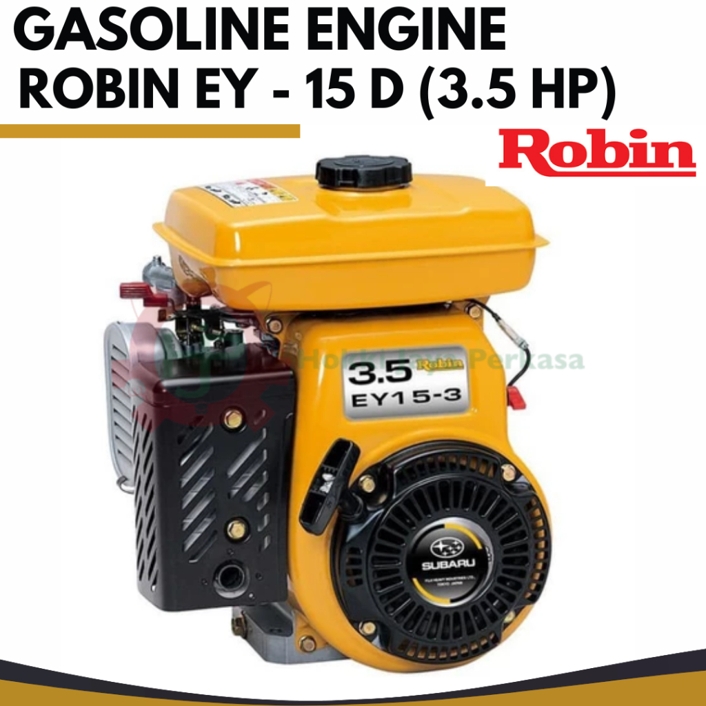 ROBIN Gasoline Engine EY-15D (3.5HP) Mesin Penggerak Bensin Robin 3.5 HP