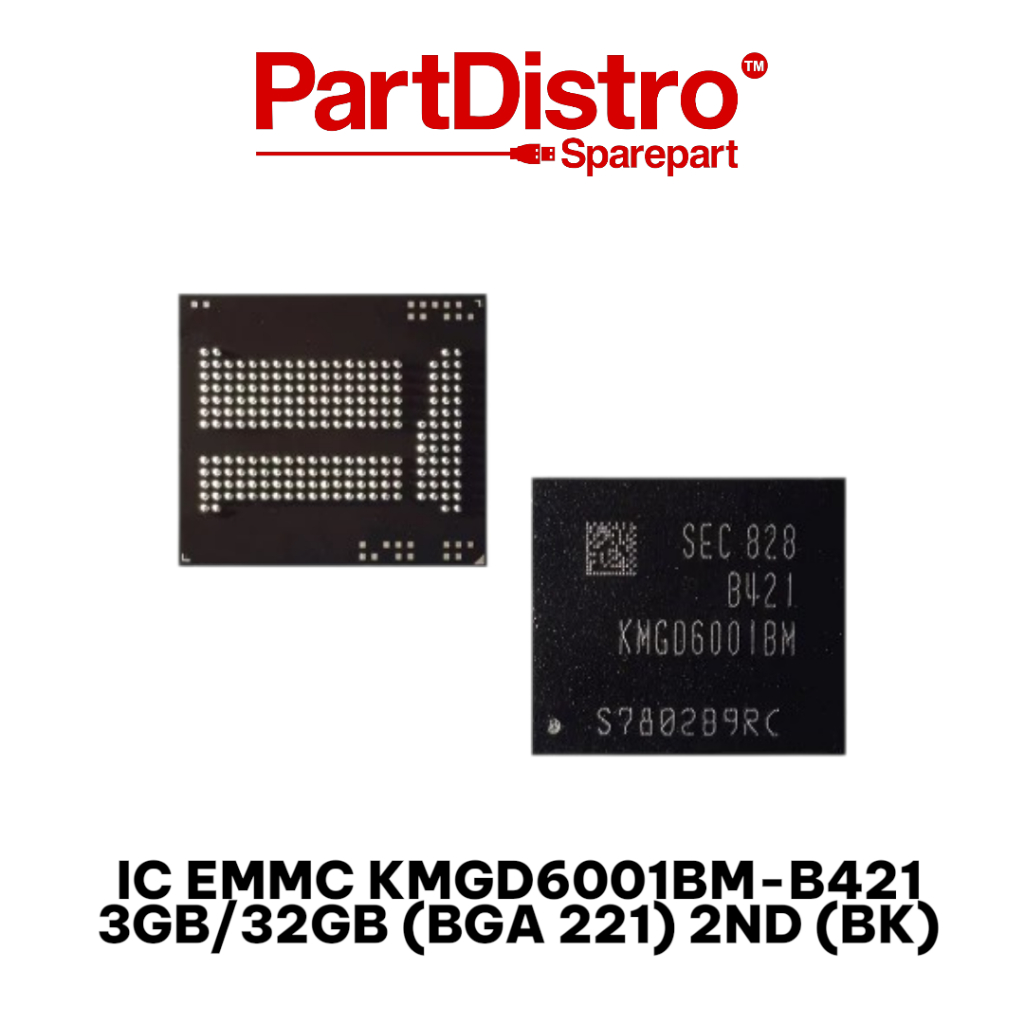 IC EMMC KMGD6001BM-B421 3GB/32GB (BGA 221) 2ND (BK)