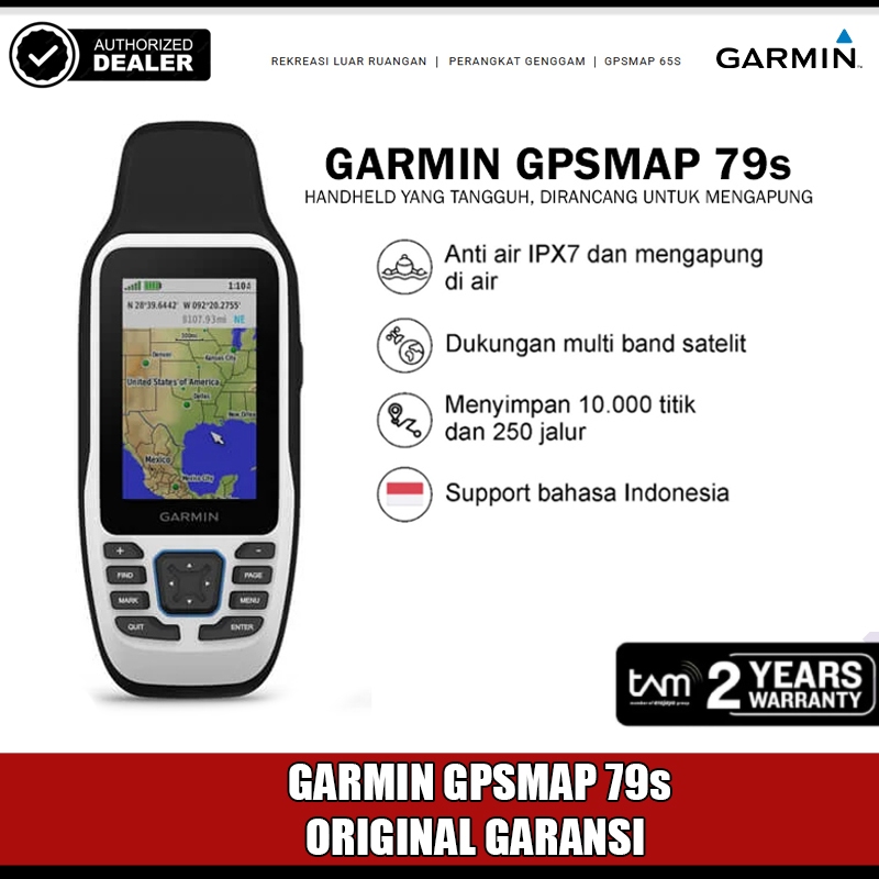 Garmin GpsMaps 79s GPS 79s GPS Laut GPS Garmin 79s Handheld Marine Original Garansi Resmi