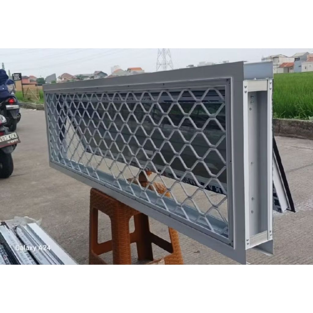 JENDELA ALUMINIUM TERALIS EXPANDA BISA CUSTOM UKURAN FREE PACKING KAYU