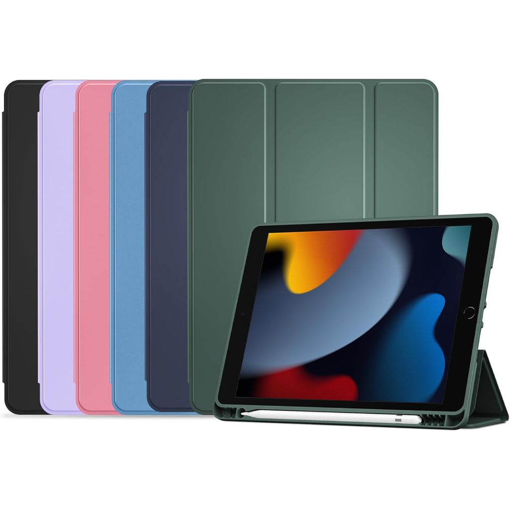 CASE IPAD 9 2021 SMART CASE IPAD 10,2 inch book cover ipad 9 2021 10,2 inch PEN HOLDER