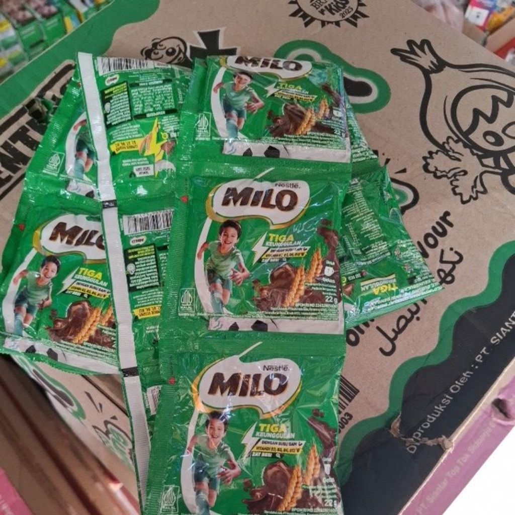 milo 1 renteng isi 10 saset