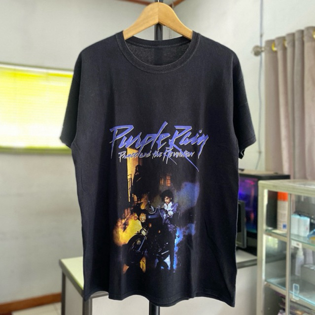 Kaos Art Vintage Musik Prince, Purple Rain Official Size L