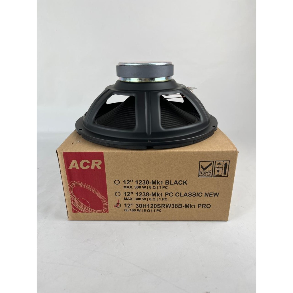 Speaker SUBWOOFER 12 inch ACR 1238B - 30H120SRW388-MK1 PRO WOOFER - 12" DOUBLE COIL