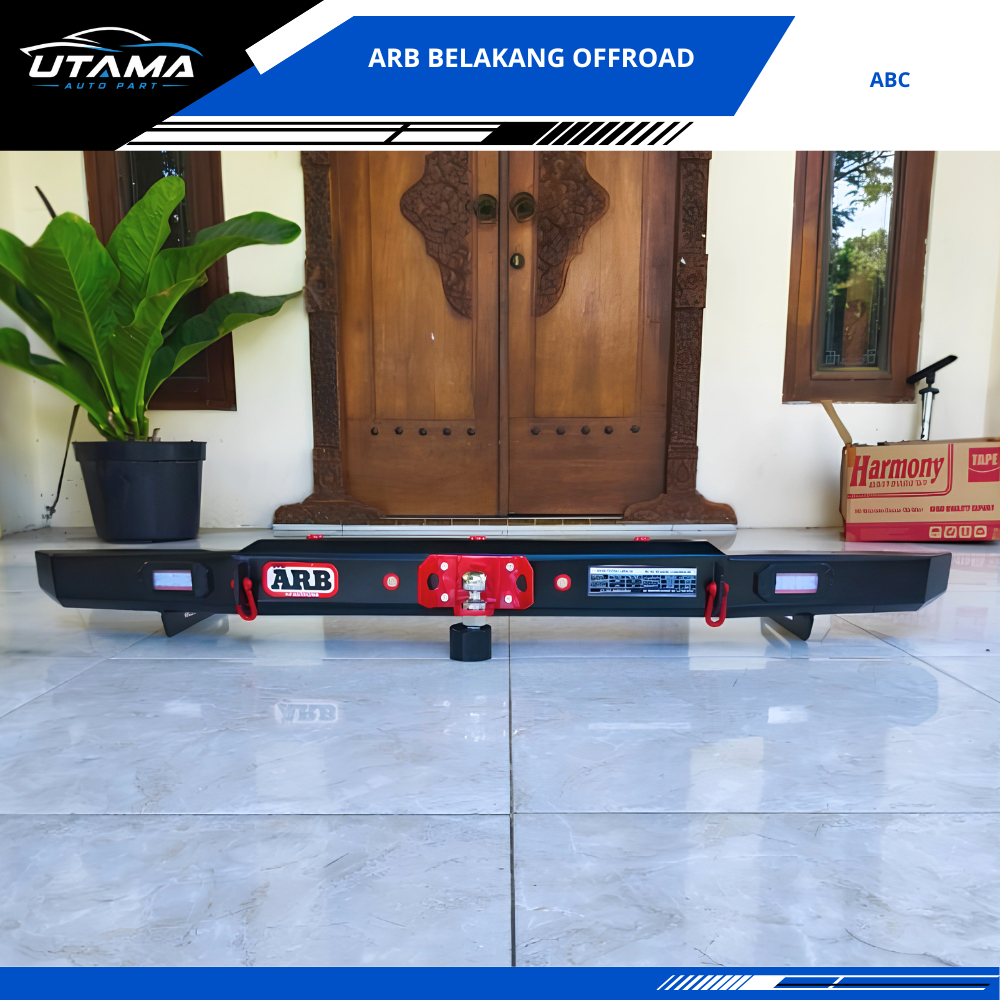 ARB Belakang Offroad - Bemper Belakang + Anting dan Lampu