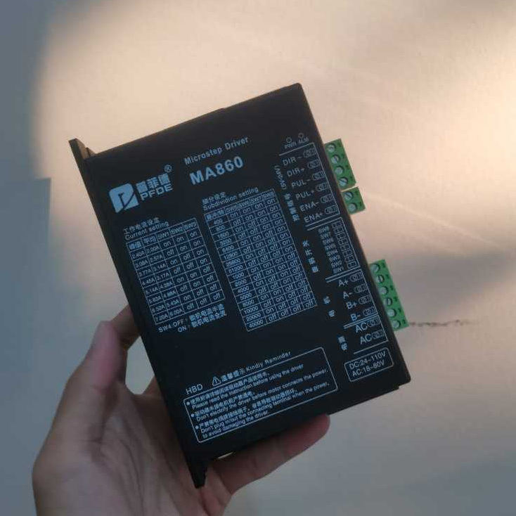 Driver nema 34 MA860 merk PFDE microcontroller bukan DM86h atau DM860