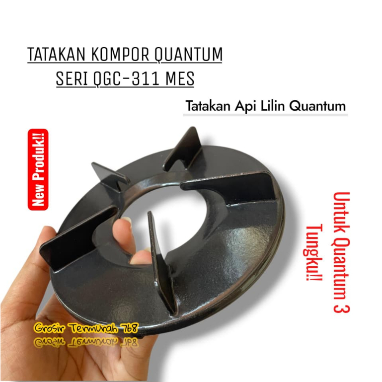 TATAKAN KOMPOR GAS QUANTUM TUNGKU KOMPOR GAS API LILIN QUANTUM SERI QGC-311 MES BERKUALITAS