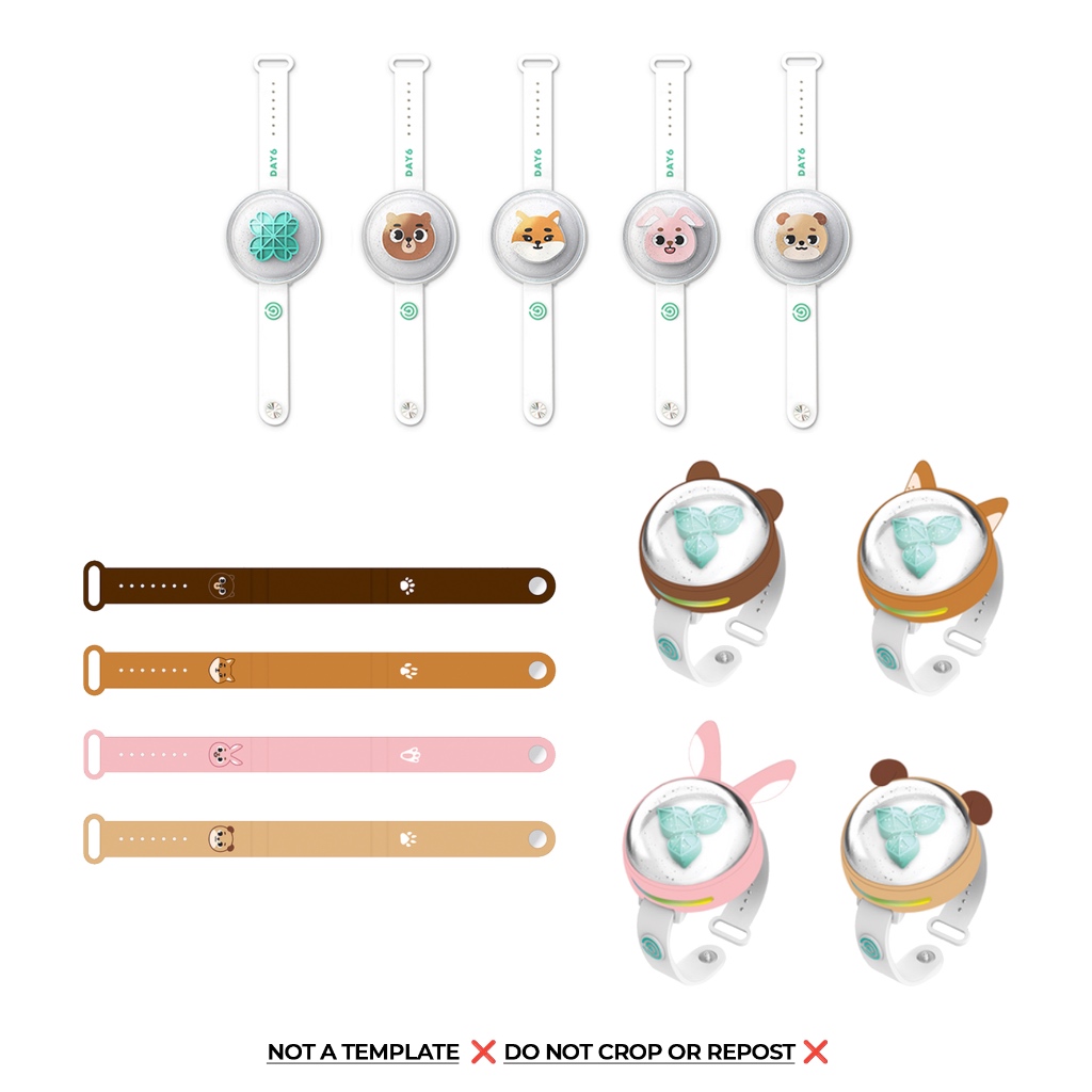 [ READY STOCK / OFFICIAL ] DAY6 LIGHT BAND CUSTOM COVER STRAP SUNGJIN YoungK WONPIL DOWOON