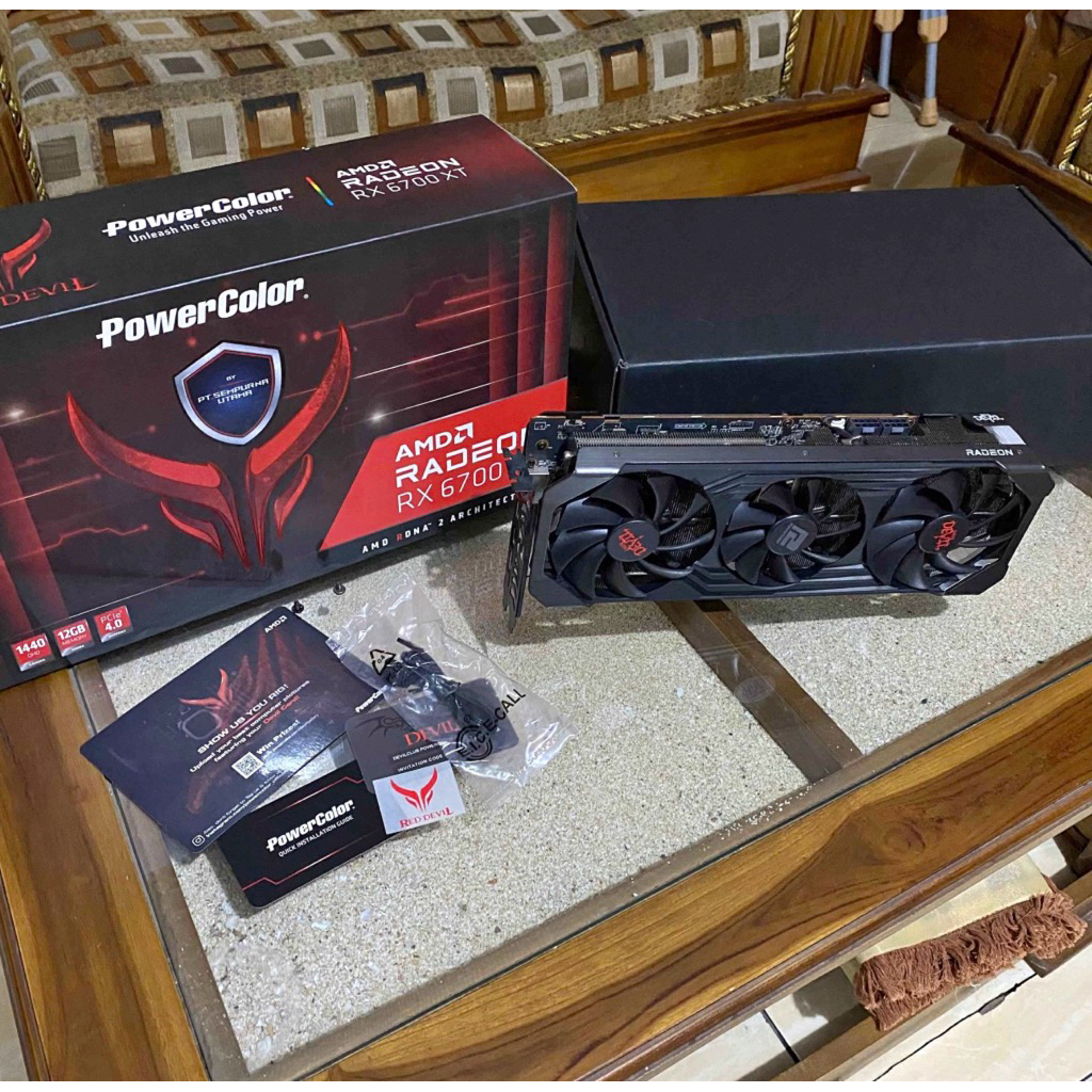 RX 6700XT 12GB Power color Red devil