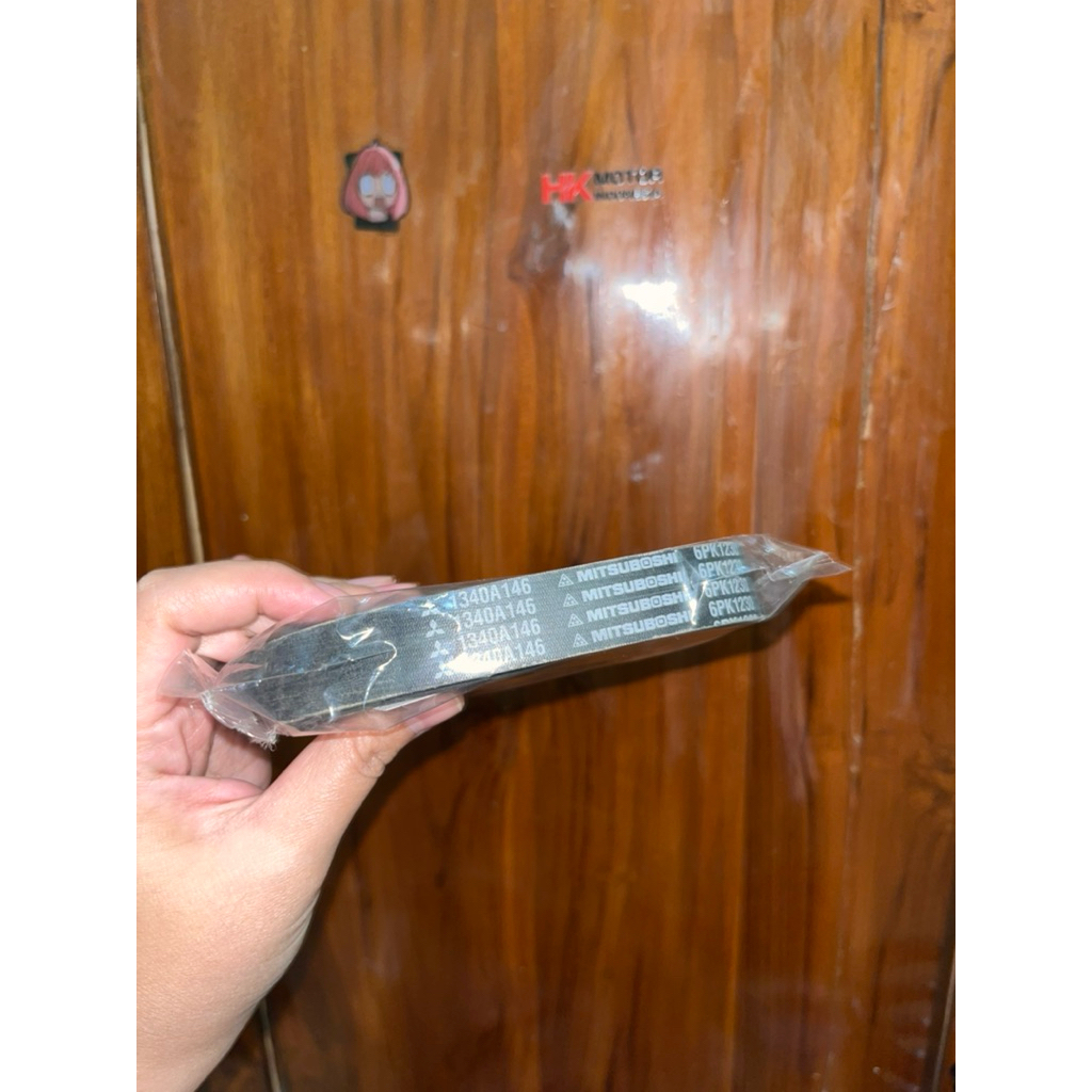 VANBELT MIRAGE 1340A146 ASLI MITSUBISHI TANPA LIS KERTAS