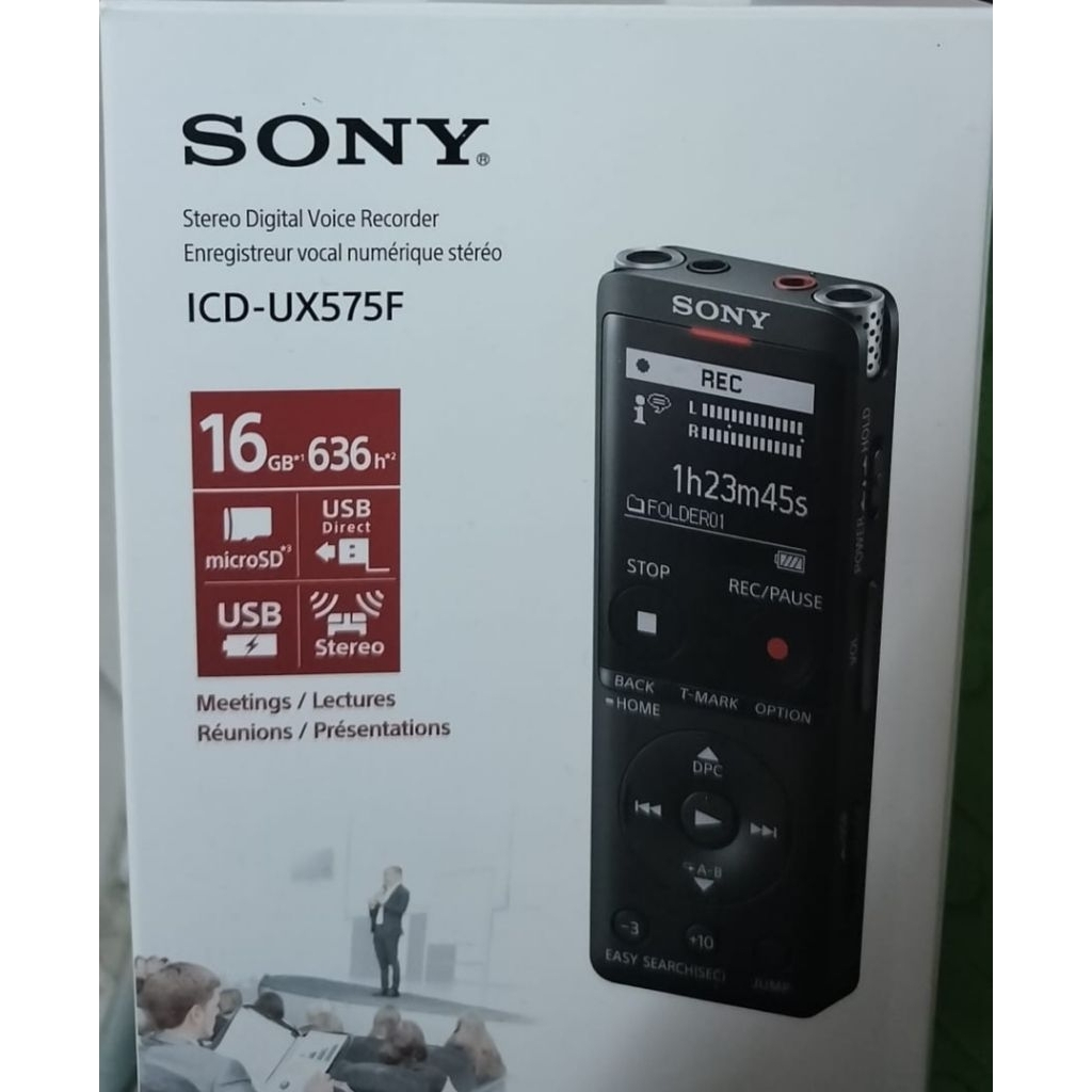 Voice recorder sony ux575f