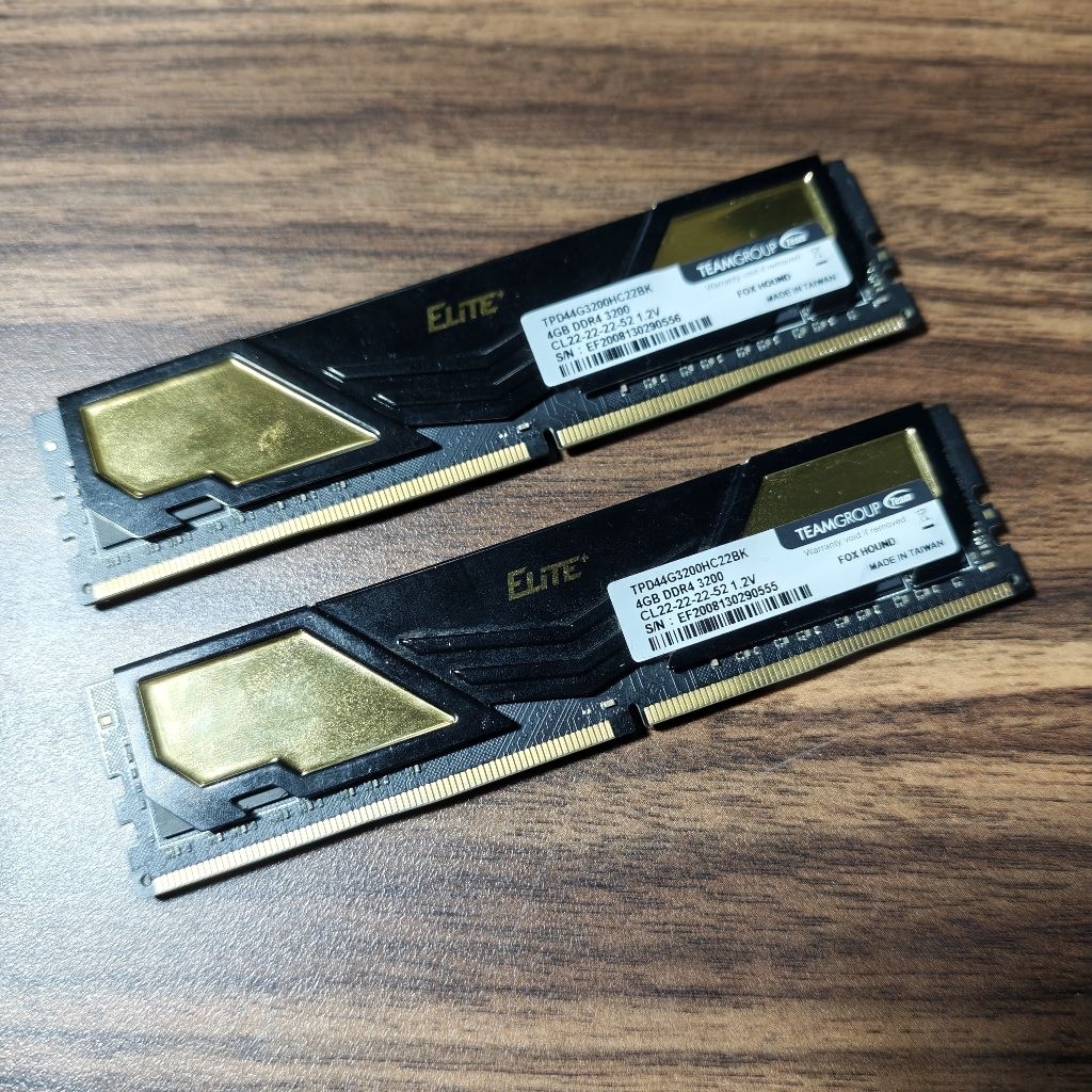 RAM TEAM-ELITE (2X4) 8GB DDR4 3200MHZ CL22