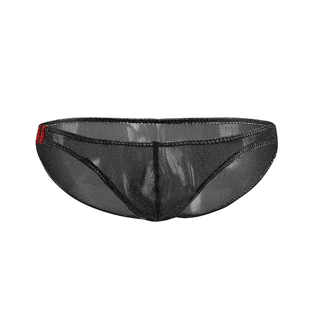 VANSKOOS Blink Men Brief CD Celana Dalam Pria Transparan Hitam E078K