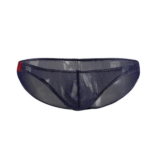 VANSKOOS Blink Men Brief CD Celana Dalam Pria Transparan Navy E078N