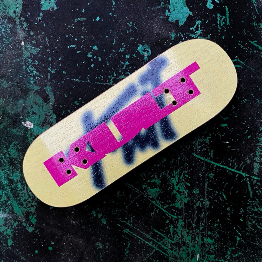 KULT DECKS BLURRY YELLOW FINGERBOARDS