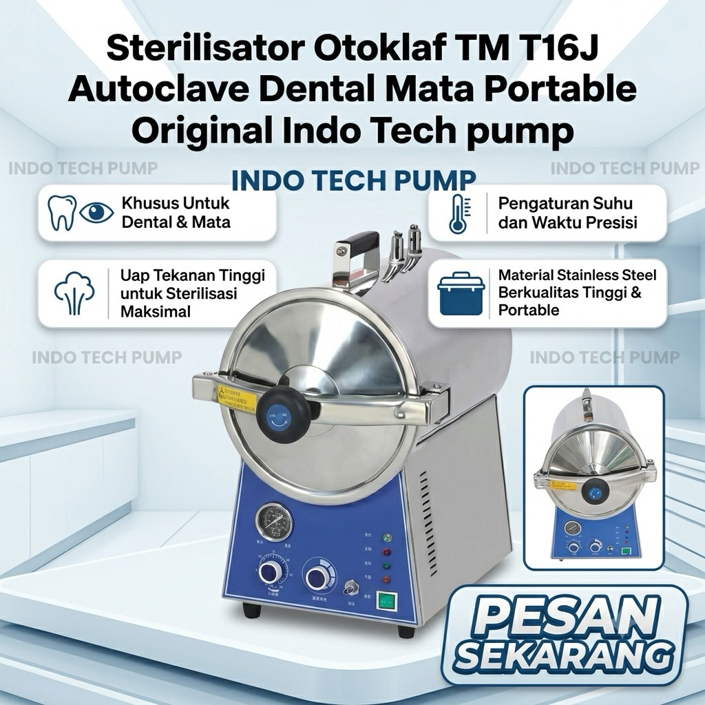 Autoclave table top TM-T16J |Autoclave Dental | Autoclave Mata