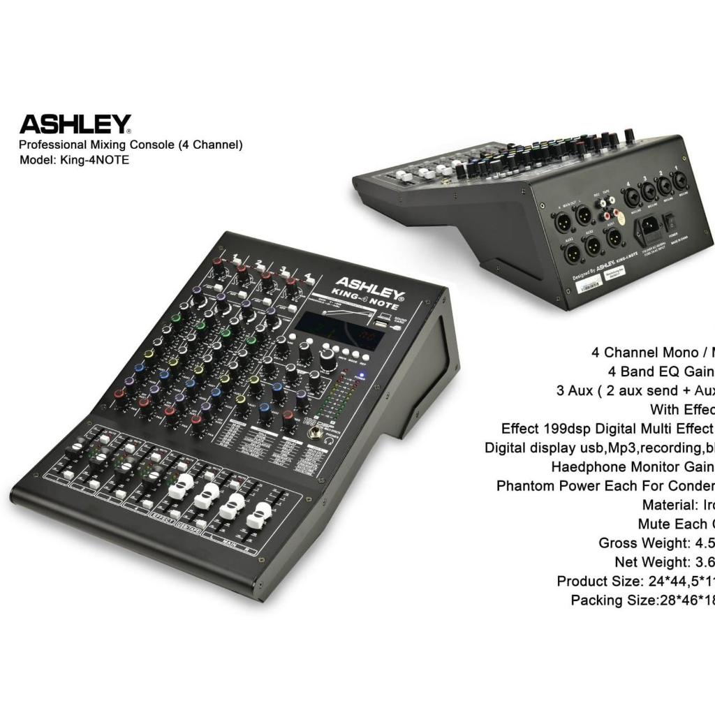MIXER ASHLEY KING4NOTE MIXER KING 4NOTE  KING 4 NOTE ORIGINAL ASHLEY
