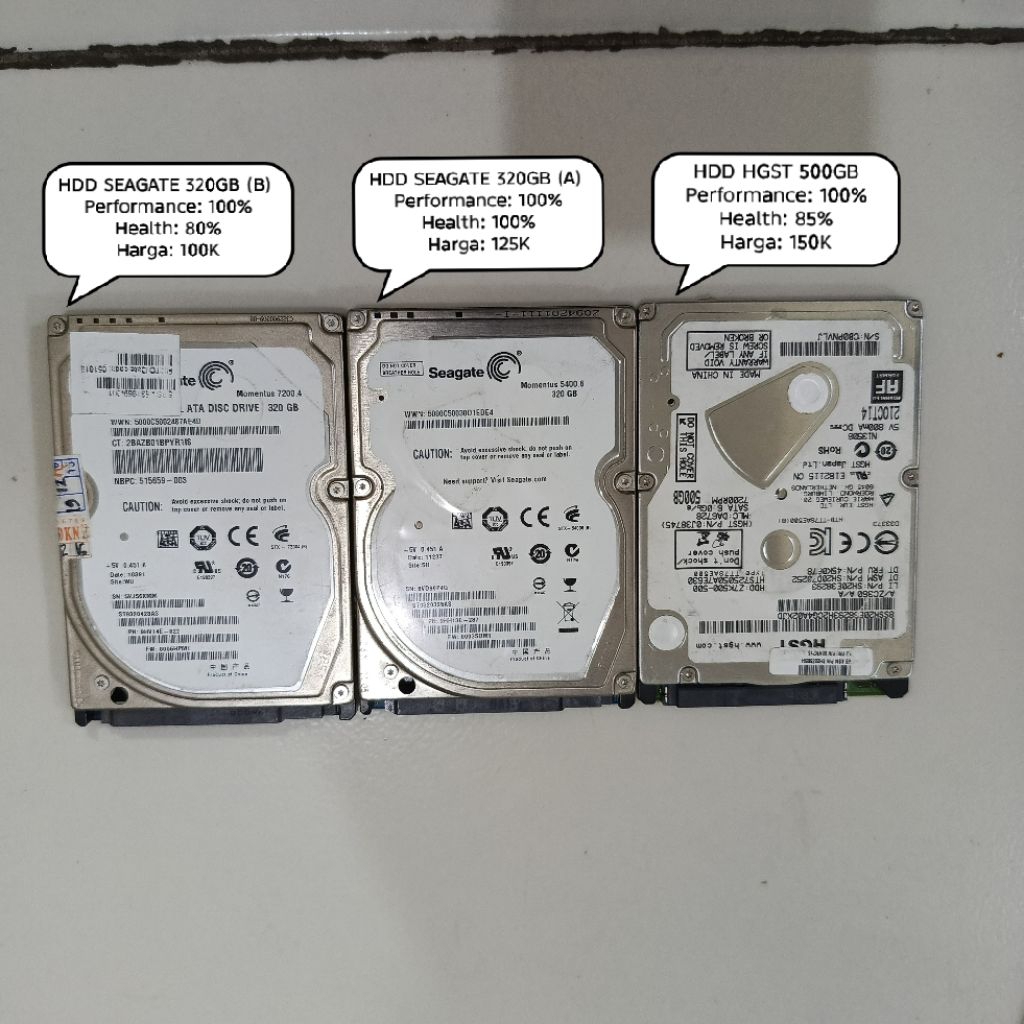 SSD dan Hardisk HDD