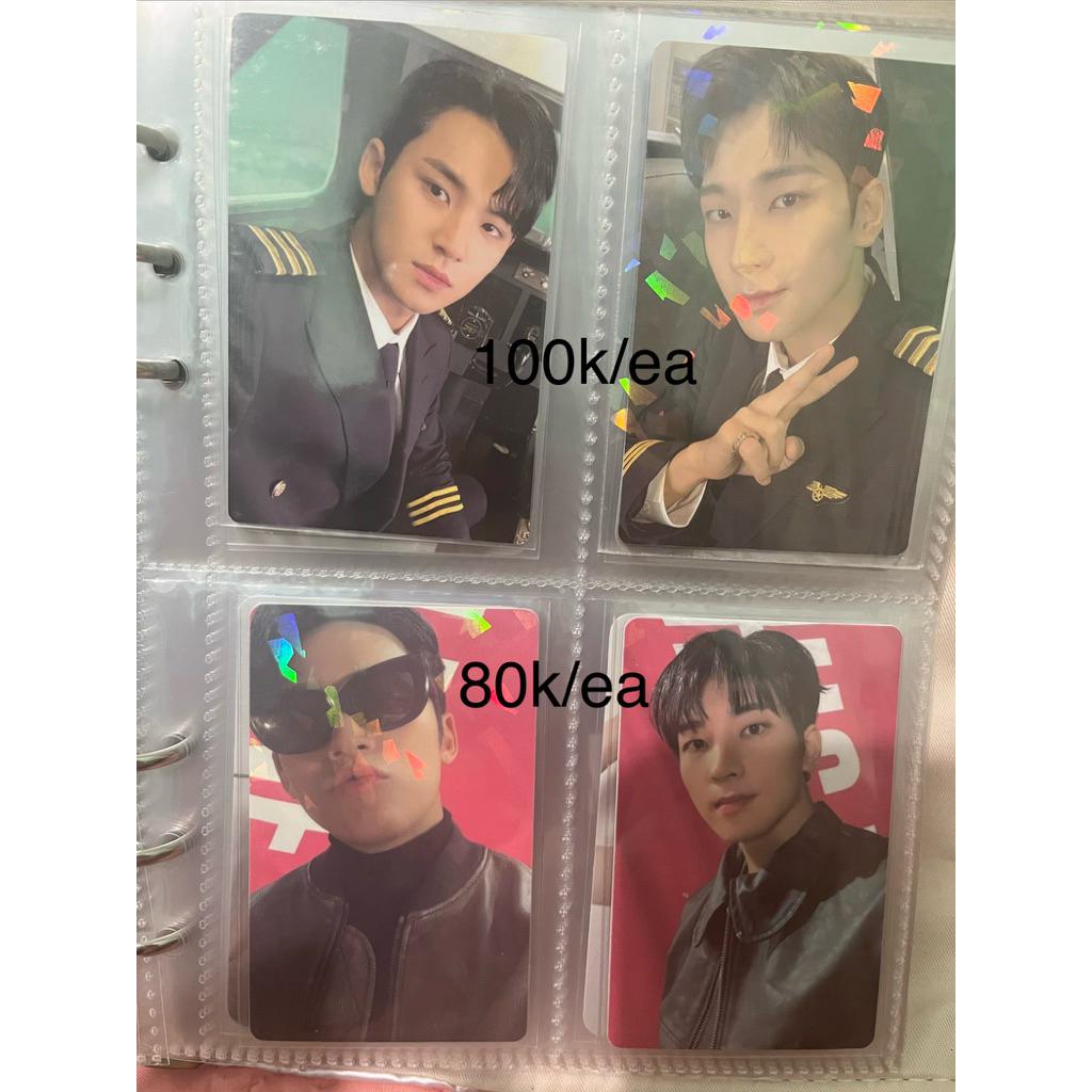 PHOTOCARD MINGYU WONWOO PILOT (DM SEBELUM CHECKOUT YANG MANA)