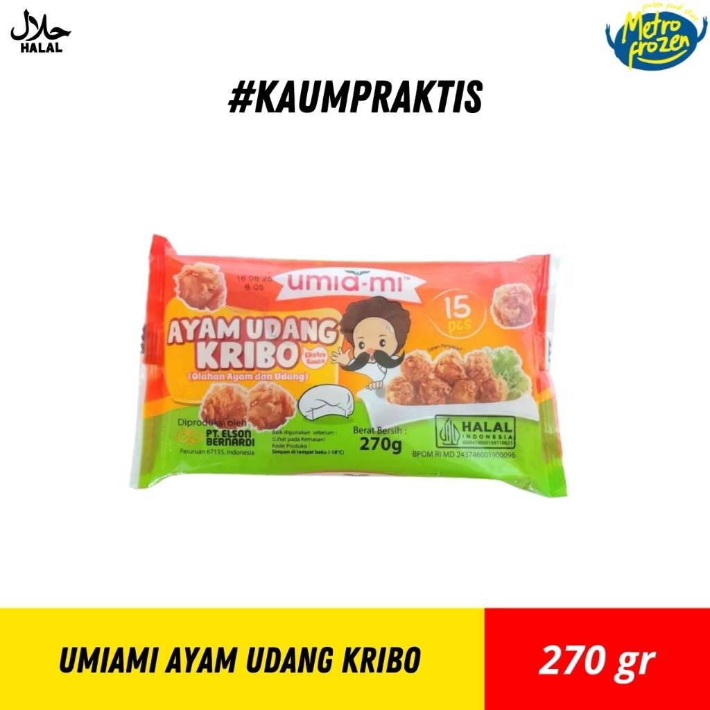 UMIAMI Ayam Udang Kribo 270gr //ayam dan udang tepung  //instan Banjarmasin