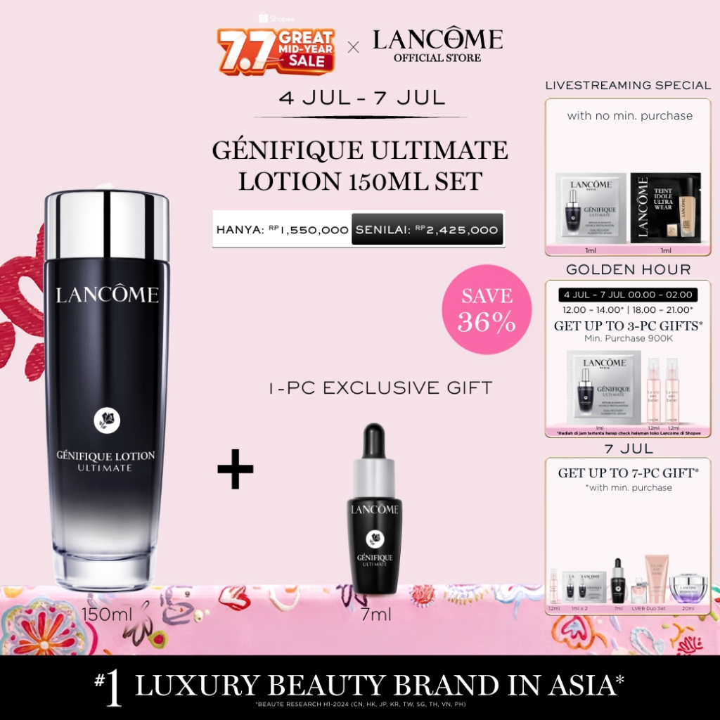 Lancome Genifique Lotion Ultimate 150ml