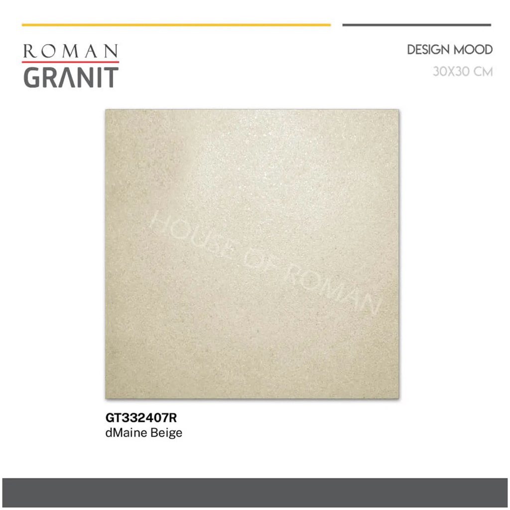 Roman Granit 30x30 dMaine Beige/Granit 30x30 Anti Slip/Roman Granit 30x30 Lantai Kamar Mandi