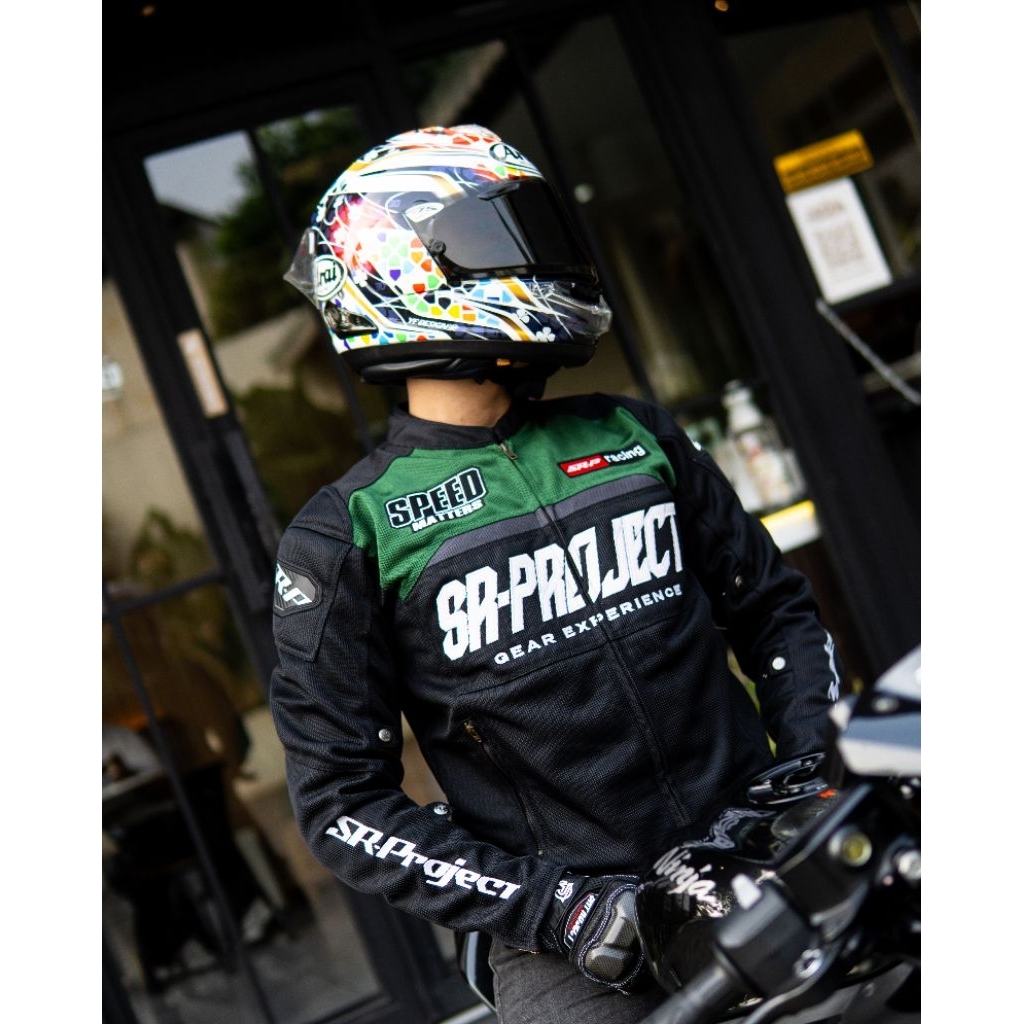 JAKET MESH SR-PROJECT RIDERA GREEN