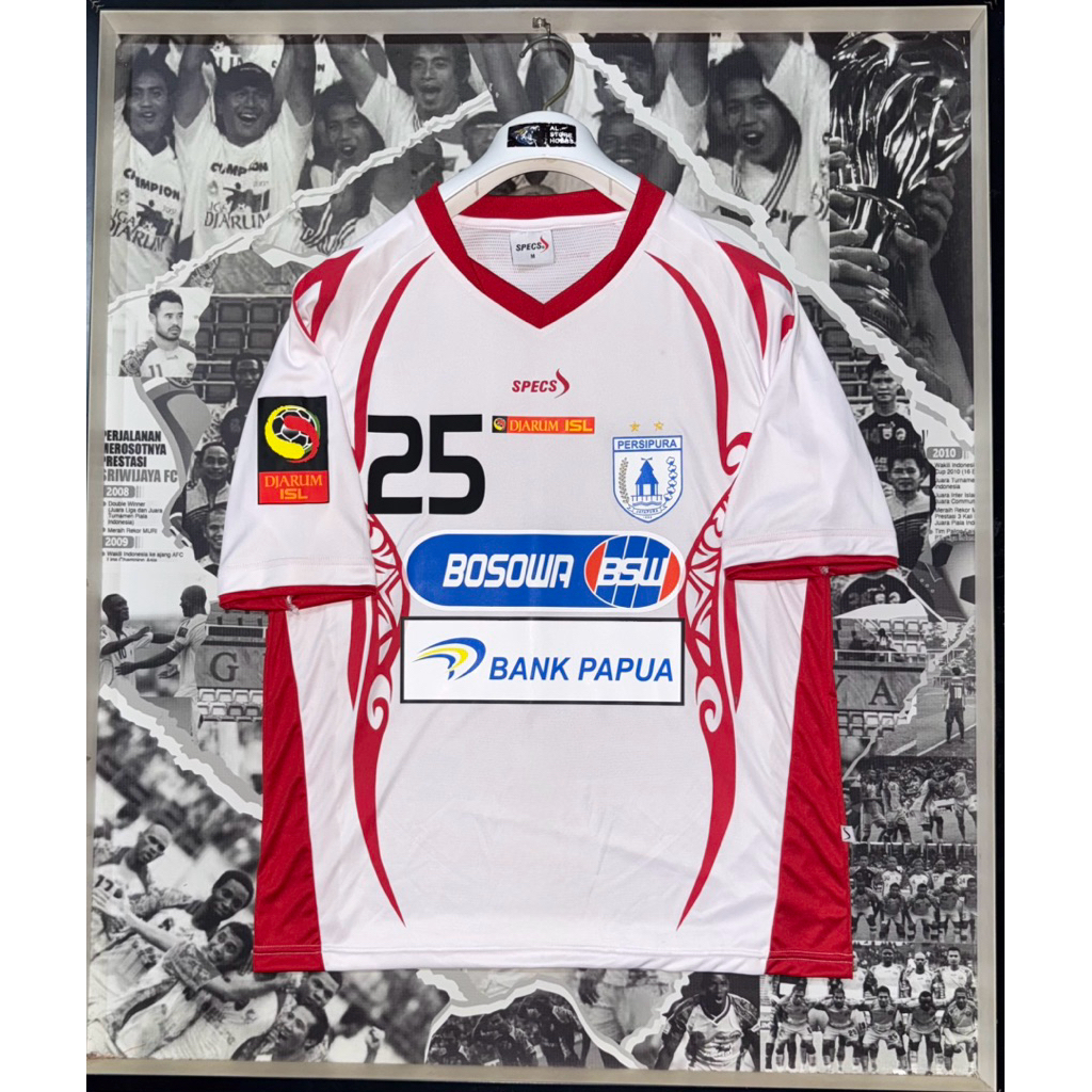 Jersey Persipura Jayapura Away 2009/10 Original Specs #25
