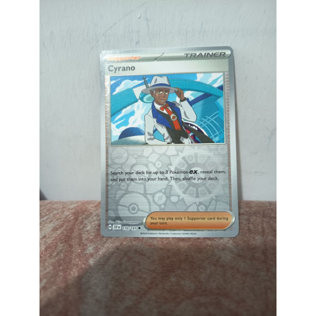 Kartu pokemon TCG English Reverse holo original (cyrano)