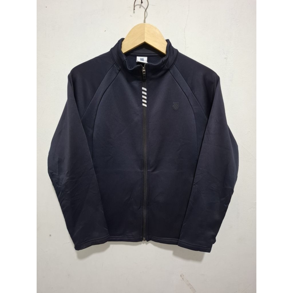 Jaket KSwis Navy Kantong Zipper | Mulus