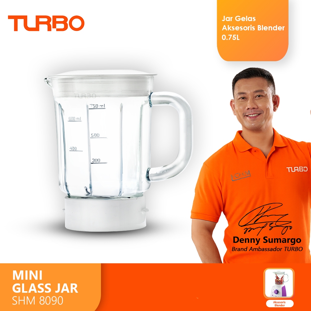 MINI GLASS JAR TURBO SHM8090 - GELAS BELING BLENDER BUMBU PHILIPS