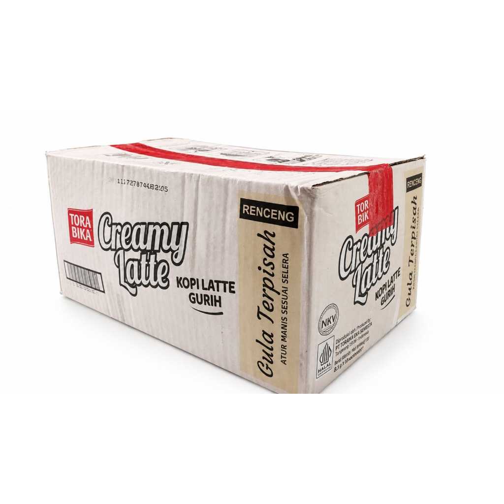1 Dus Torabika Creamy Latte Gula Terpisah