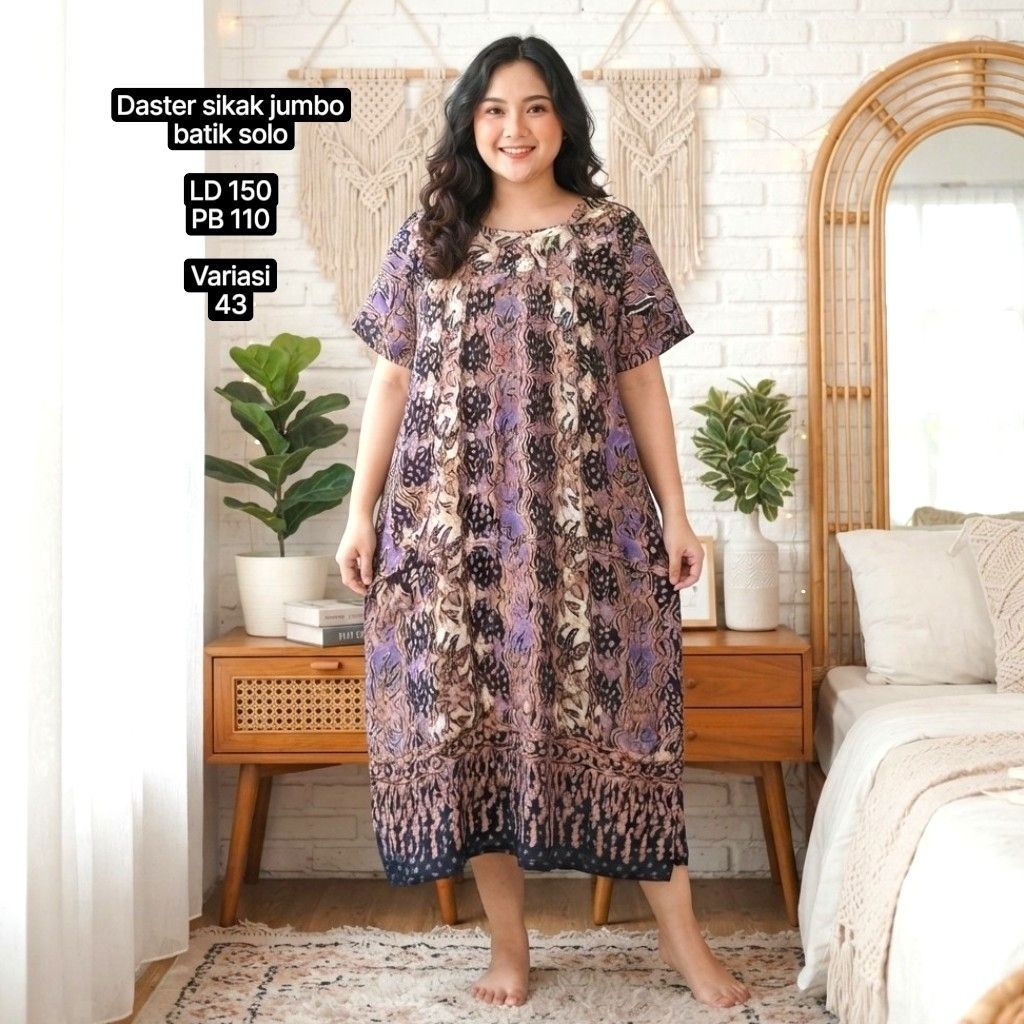 Daster Sikak BL Jumbo Batik Solo
